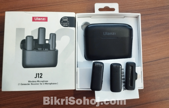 Ulanzi j12 wireless microphone for Lighting